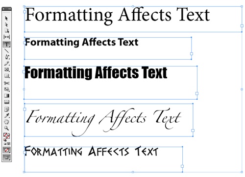 Text formatting. Textformat tabstops.